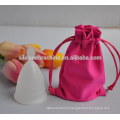 pink color medical silicone menstrual cup for women S-1802